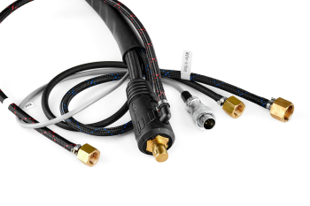 Горелка TIG TP 18 SUPER (ОКС 35-50, 2 pin, M12х1, 1/4G, 3/8G) 4м водяное охлаждение TBW1804-03