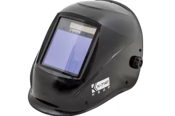 Маска сварщика   КЕДР (СОБРАННАЯ) "К-704Т PRO" с ТУРБОБЛОКОМ черная