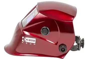 Маска сварщика   КЕДР (В РАЗОБР.ВИДЕ) "К-202 PRIME", красная