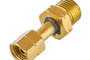 Переходник М12х1,25LH-М16х1,5LH, латунь